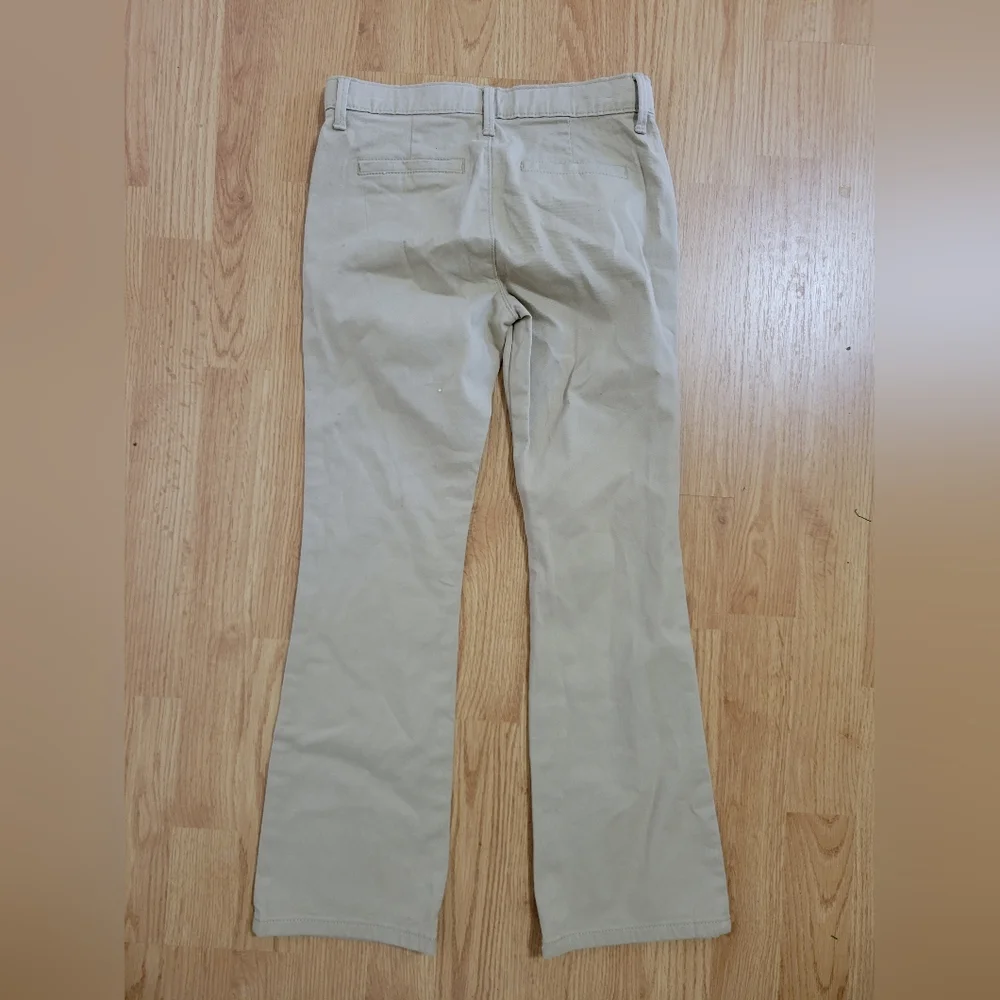 The Children's Place Khaki Chino Bootcut Uniform Pants Sz 8